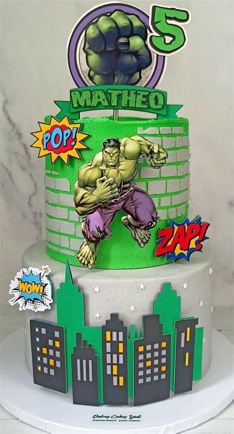 Hulk Birthday Cake Ideas For Superhero Celebrations The Incredible