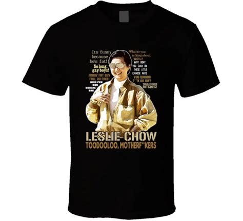 Leslie Chow The Hangover Quotes Funny Fan T Shirt-in T-Shirts from Men's Clothing on Aliexpress ...