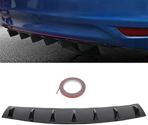 Amazon Scitoo Rear Bumper Lip X Universal Glossy Black Rear