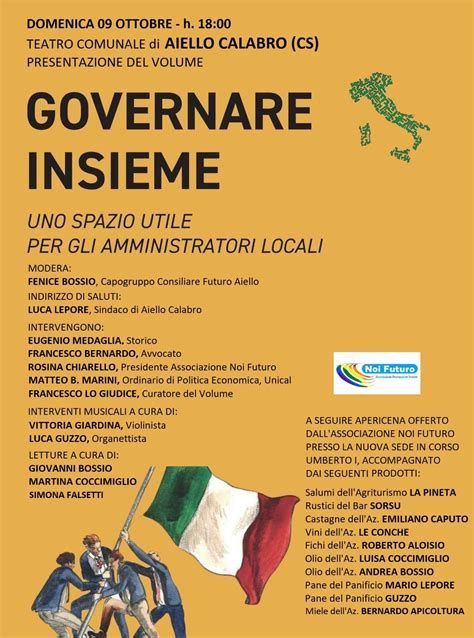 GOVERNARE INSIEME AD AIELLO CALABRO IL LIBRO DI FRANCESCO LO GIUDICE