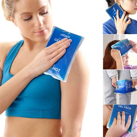 Vifitkit Reusable Hot And Cold Gel Pack Ice Pack Bag For Pain Relief Multi Purpose Hot And