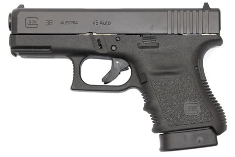 Glock 36 Gen3 45 Acp 6 Round Pistol With Finger Groove Rail Sportsman