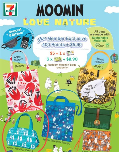 Moomin x 7-Eleven Tote Bag, Women's Fashion, Bags & Wallets, Tote Bags ...