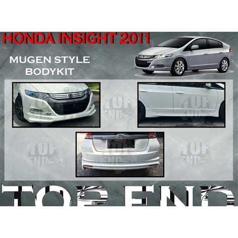 Honda Insight Mugen Full Set Bodykit Mg Bumper Skirt Lip Car