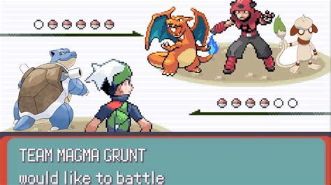 Battling Team Magma Grunt Pokémon Emerald Kaizo YouTube