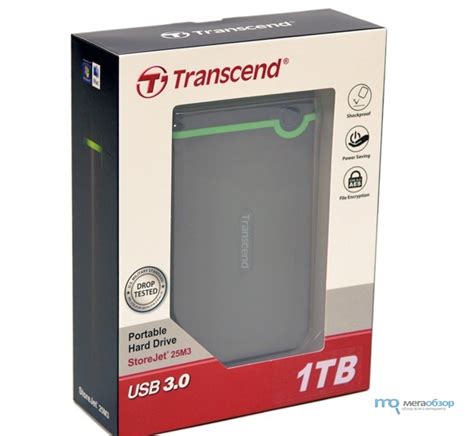 Защищенный внешний жесткий диск. Обзор Transcend StoreJet 25M3 1 TB USB ...