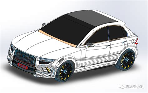 【汽车轿车】coche汽车轿车模型3d图纸 Solidworks设计 知乎