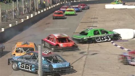 Saloon Stock Cars Taunton National Championship Sat Night Part Youtube