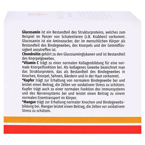 Glucosamin Chondroitin Plus Megamax Kapseln St Ck Medpex