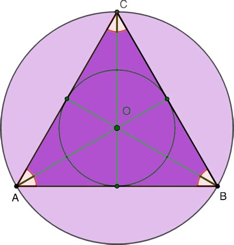 Triangulo Equilatero Inscrito En Circunferencia Dibujo Tecnico Sobre