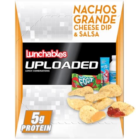 Lunchables Uploaded Nachos Grande Cheese Dip And Salsa Lunch Combination