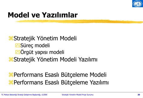 PPT STRATEJİK YÖNETİM SİSTEMİ MODEL ve YAZILIM PowerPoint