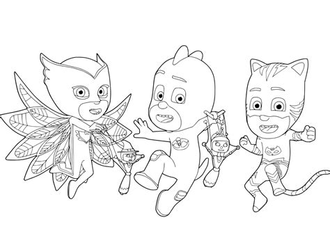 Desenhos Do PJ Masks Para Colorir Imprimir E Pintar