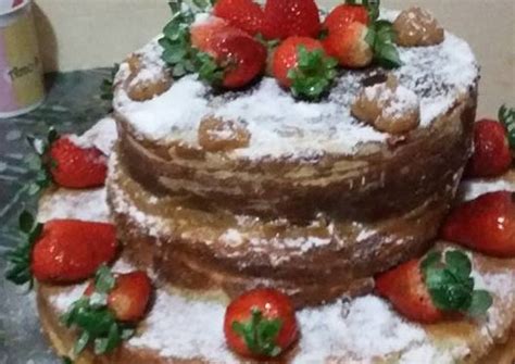 Naked Cake Receita Por Rosiane Carvalho Cookpad