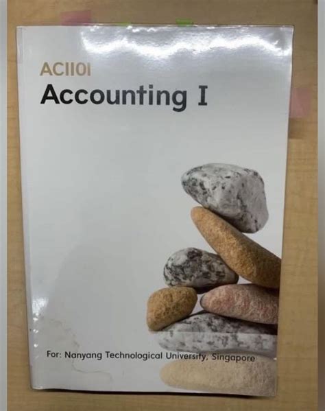 AC1101 NTU Accounting 1 Textbook Hobbies Toys Books Magazines