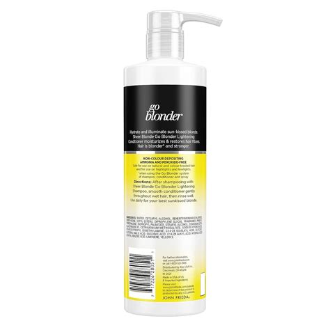 Sheer Blonde Go Blonder Hair Conditioner 16 Oz Citrus Chamomile Gradual Lightening For