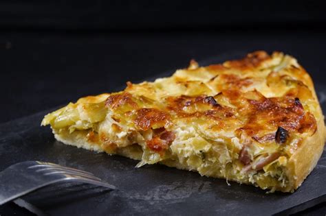 Quiche Poireaux Fromage Lardons