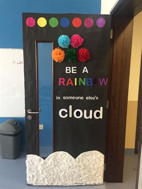 Rainbow Classroom Door