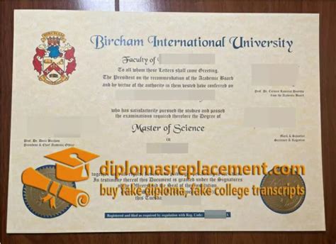 PPT - buy fake Bircham International University diploma, fake BIU ...