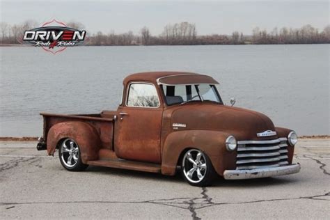 1950 Chevy 3100 5 Window Rat Rod Restomod Ls V8 Auto Pdb Ps Patina Ac