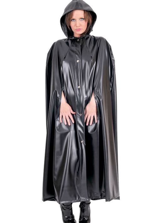 Pvc Unisex Cape Plastilicious Plastic Fetisch Wear