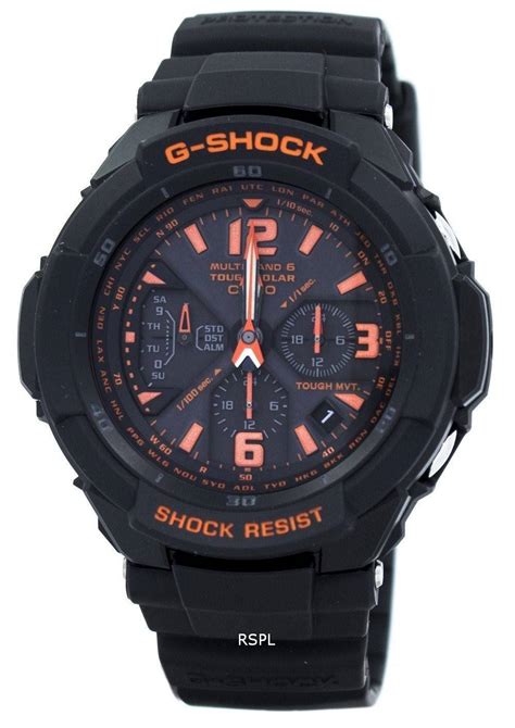 Casio G Shock Multi Band Tough Solar World Time Gw B A Montre