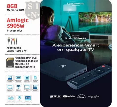 Smart Box Tv Transforme Sua Tv Em Smart Tvbox Teclado R 249 Em