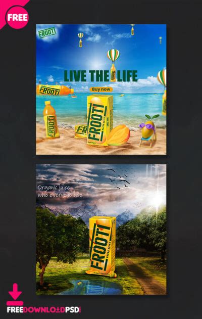 Frooti social media ads | FreedownloadPSD.com