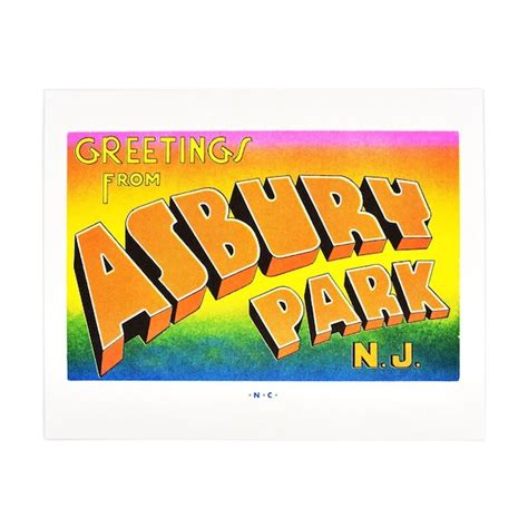 Asbury Park Poster - Etsy