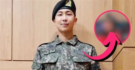 New Picture Of BTS's RM In The Military Posted Online - Koreaboo