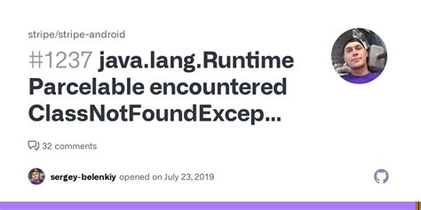 Java Lang RuntimeException Parcelable Encountered