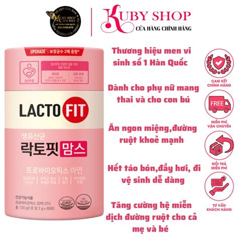 Mua Men vi sinh Lacto Fit Moms dành cho phụ nữ có thai và cho con bú