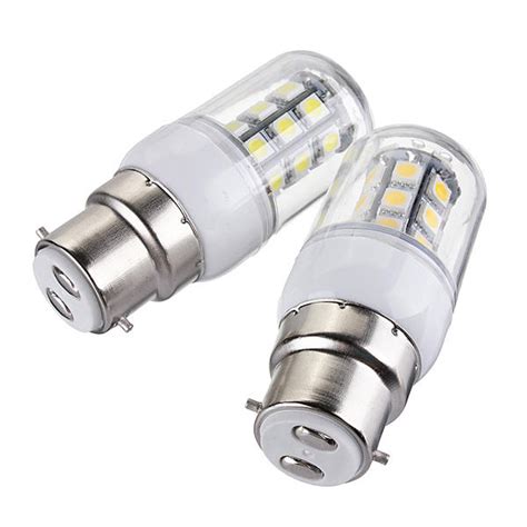 B22 LED Bulbs 12V 3W 27 SMD 5050 White/Warm White Corn Light - US$2.64