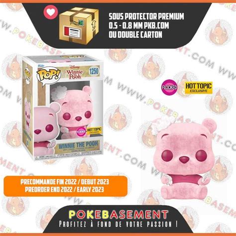 Funko Pop Disney Winnie The Pooh 1250 Winnie The Pooh Flocked EXCLUSIVE Hot Topic