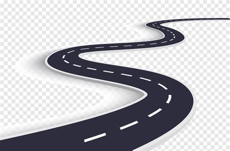 Road graphics Illustration, road, white, highway png | PNGEgg