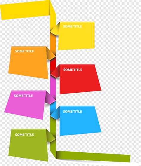 Yellow Orange And Red Some Title Diagram Infographic Graphic Design