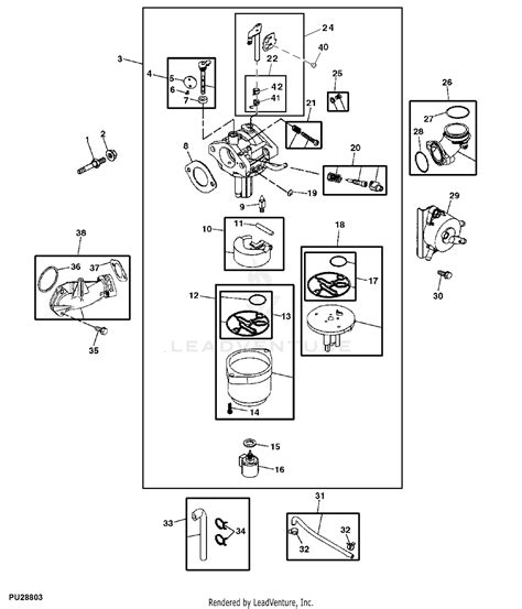 John Deere L110 Carburetor Diagram