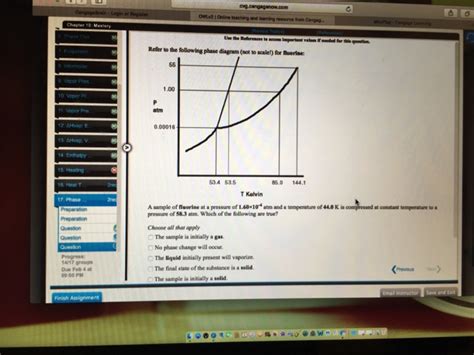 Solved Refer To The Following Phase Diagram Not To Scale Chegg