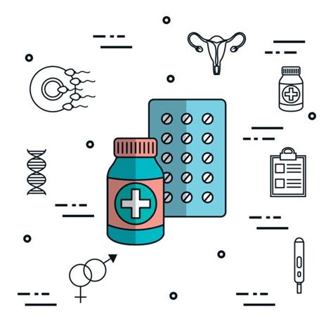 prenatal vitamins illustrations royalty  vector graphics clip