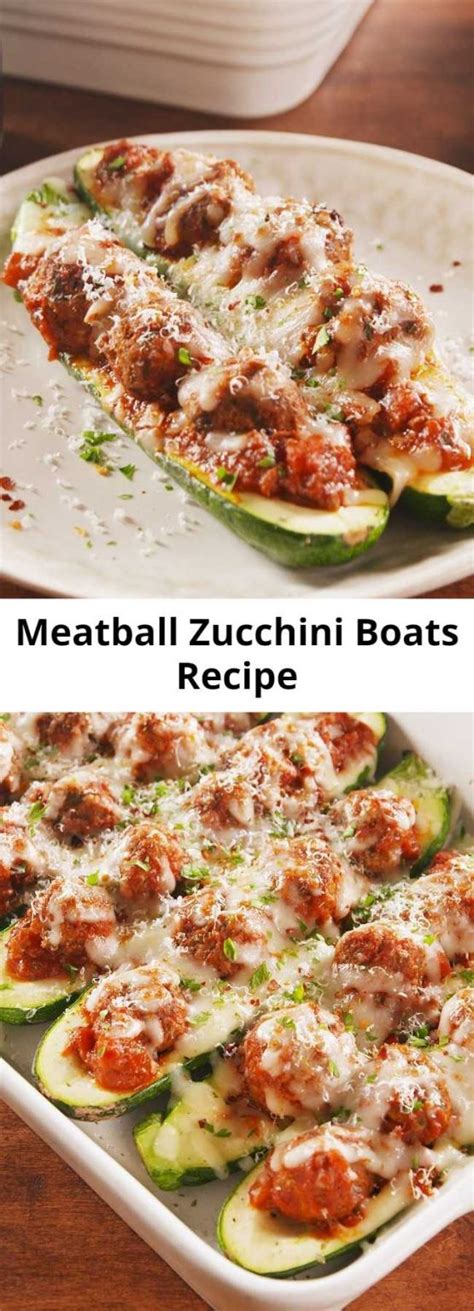 Meatball Zucchini Boats Recipe Mom Secret Ingrediets