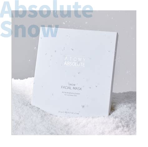 Маска для лица сноу Atomy Absolute Snow [앱솔루트 스노우 페이셜 마스크] – Атоми ...