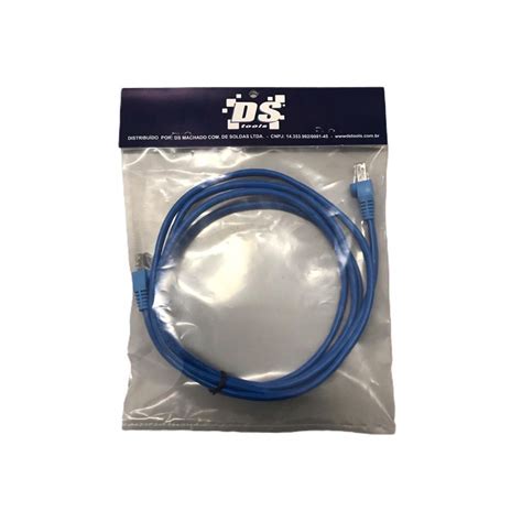 Cabo De Rede Patch Cord Cat E Rj Metros Tima Qualidade E