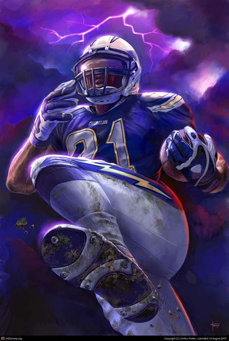 Ladainian Tomlinson Drawings