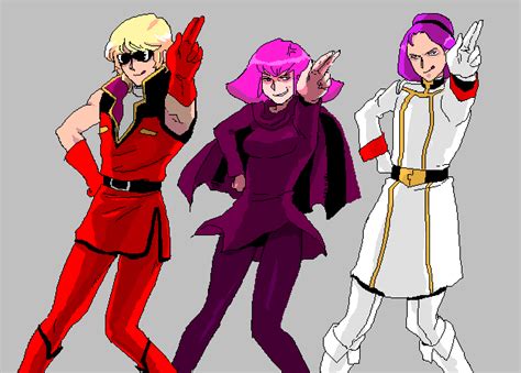 Haman Karn Quattro Bajeena And Paptimus Scirocco Gundam And 2 More