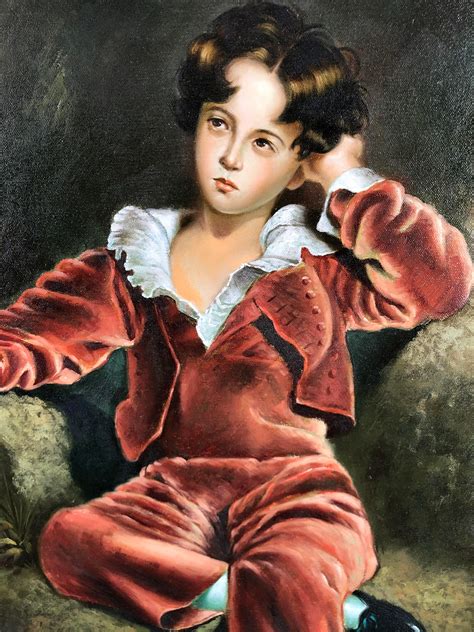 Lot After Sir Thomas Lawrence The Red Boy Oil On Canvas