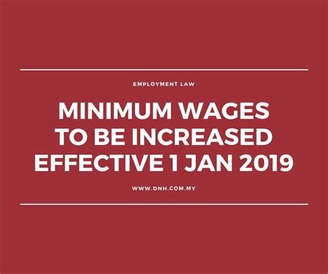 Minimum Wages Order Amendment 2018 Joshua King