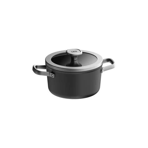 BergHOFF Cocotte antiadhérente avec Couvercle Graphite 20cm Leo