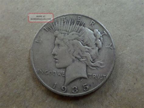 1935 S Peace Silver Dollar Fine Coin