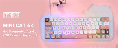 Amazon Epomaker Th Hot Swap Rgb Ghz Bluetooth Wired Gasket Mechanical Keyboard