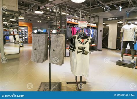 Nike store editorial photo. Image of commerce, interior - 109057141